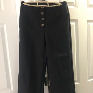 Loft black wide leg pants